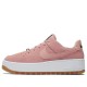 Кроссовки Nike Air Force Sage 1 Low Coral Stardust женские розовые низкие замшевые