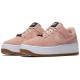 Кроссовки Nike Air Force Sage 1 Low Coral Stardust женские розовые низкие замшевые