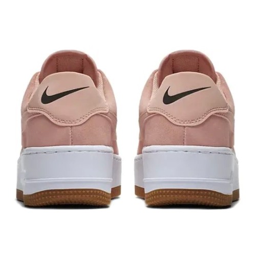 Кроссовки Nike Air Force Sage 1 Low Coral Stardust женские розовые низкие замшевые