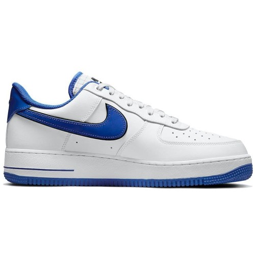 Кроссовки Nike Air Force 1 07 LV8 White Game Royal бело-синие
