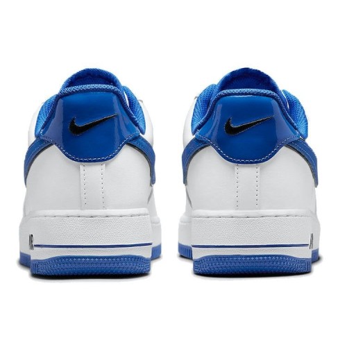 Кроссовки Nike Air Force 1 07 LV8 White Game Royal бело-синие