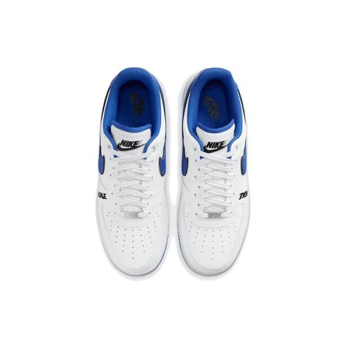Кроссовки Nike Air Force 1 07 LV8 White Game Royal бело-синие