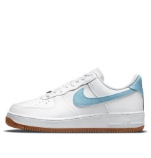 Кроссовки Nike Air Force 1 07 LV8 Indigo бело-голубые