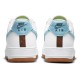 Кроссовки Nike Air Force 1 07 LV8 Indigo бело-голубые