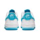 Кроссовки Nike Air Force 1 GS Hare бело-голубые