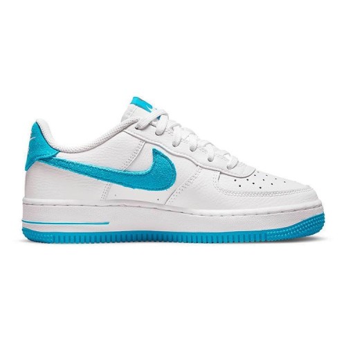 Кроссовки Nike Air Force 1 GS Hare бело-голубые