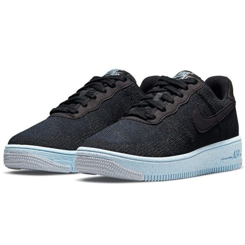 Кроссовки Nike Air Force 1 Crater Flyknit Black Chambray Blue