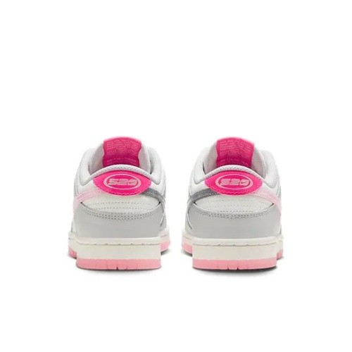 Кроссовки Nike Dunk low 520 Pack Pink бело-розовые