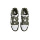 Кроссовки Nike Dunk Medium Olive бело-зеленые