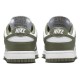 Кроссовки Nike Dunk Medium Olive бело-зеленые