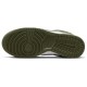 Кроссовки Nike Dunk Medium Olive бело-зеленые