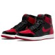 Кроссовки Nike Air Jordan 1 Retro OG Patent Bred черно-красные высокие лаковые 555088-063
