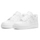 Белые кроссовки Nike Air Force 1 07 Triple White низкие