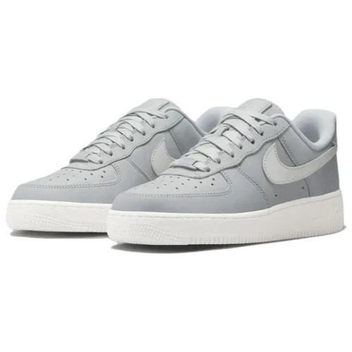 Кроссовки Nike Air Force 1 Premium Wolf Grey женские серые низкие DR9503-001