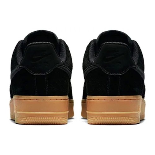 Кроссовки Nike Air Force 1 Low Black Gum женские черные низкие AA0287-002
