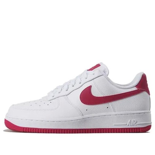 Кроссовки Nike Air Force 1 07 Wild Cherry женские белые низкие с розовыми вставками AH0287-107