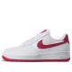 Кроссовки Nike Air Force 1 07 Wild Cherry женские белые низкие с розовыми вставками AH0287-107