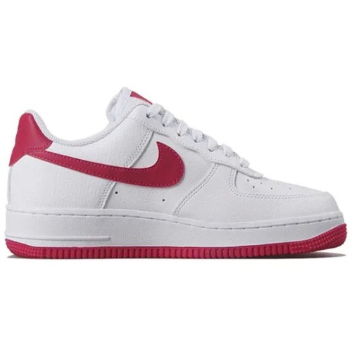 Кроссовки Nike Air Force 1 07 Wild Cherry женские белые низкие с розовыми вставками AH0287-107