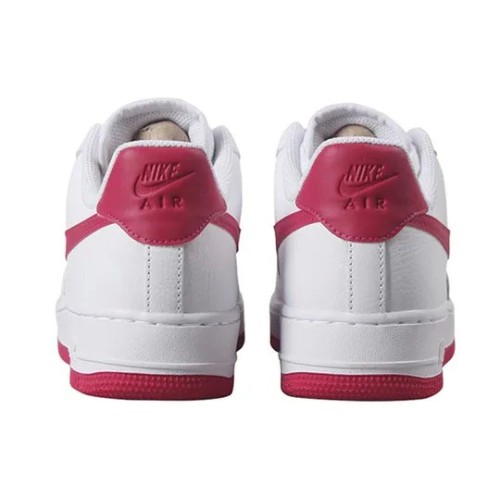 Кроссовки Nike Air Force 1 07 Wild Cherry женские белые низкие с розовыми вставками AH0287-107