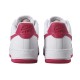 Кроссовки Nike Air Force 1 07 Wild Cherry женские белые низкие с розовыми вставками AH0287-107