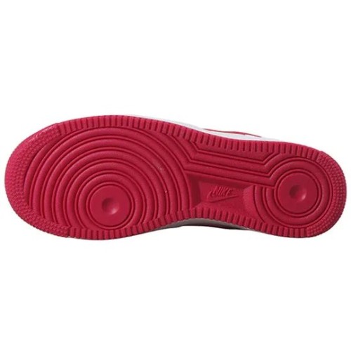 Кроссовки Nike Air Force 1 07 Wild Cherry женские белые низкие с розовыми вставками AH0287-107