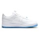 Кроссовки Nike Air Force женские 1 07 LX UV Reactive Swoosh белые низкие с голубым DA8301-101