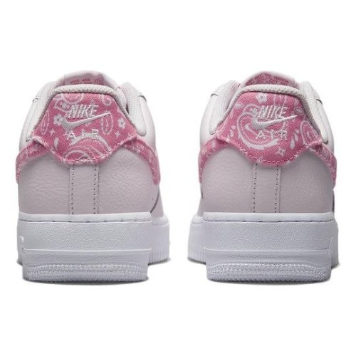 Розовые кроссовки Nike Air Force 1 07 Pink Paisley женские низкие FD1448-664