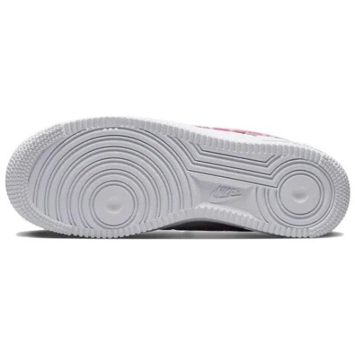 Розовые кроссовки Nike Air Force 1 07 Pink Paisley женские низкие FD1448-664