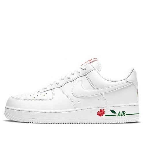 Белые кроссовки Nike Air Force 1 07 LX White Rose