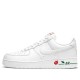 Белые кроссовки Nike Air Force 1 07 LX White Rose