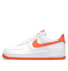 Кроссовки Nike Air Force 1 07 White Team Orange мужские