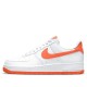 Кроссовки Nike Air Force 1 07 White Team Orange мужские