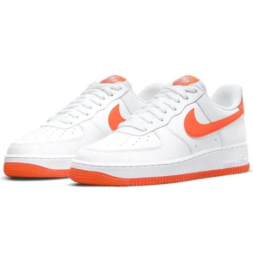 Кроссовки Nike Air Force 1 07 White Team Orange мужские