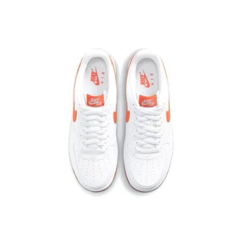 Кроссовки Nike Air Force 1 07 White Team Orange мужские