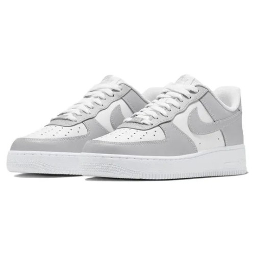 Кроссовки Nike Air Force 1 07 Light Smoke Grey White мужские