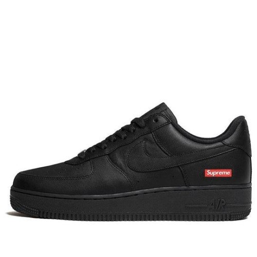 Кроссовки Nike Supreme x Air Force 1 Low Box Logo-Black мужские