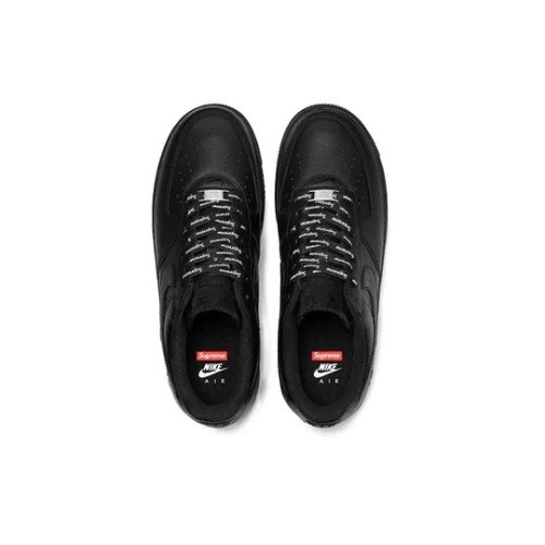 Кроссовки Nike Supreme x Air Force 1 Low Box Logo-Black мужские