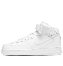 Кроссовки Nike Air Force 1 Mid 07 Triple White мужские
