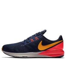 Кроссовки Nike Air Zoom Structure 22 Blackened Blue Orange Peel