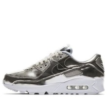 Nike Air Max Womens 90 Metallic Pack - Chrome CQ6639-001 цвета металлик