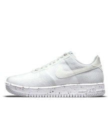 Кроссовки Nike Air Force 1 Crater Flyknit White Wolf Grey белые