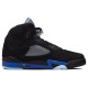 Кроссовки Nike Air Jordan 5 Retro Racer Blue черные с синей подошвой CT4838-004
