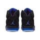 Кроссовки Nike Air Jordan 5 Retro Racer Blue черные с синей подошвой CT4838-004