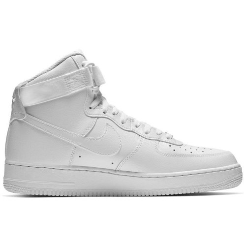 Кроссовки Nike Air Force 1 High Triple White белые