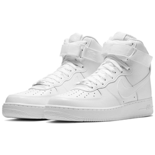 Кроссовки Nike Air Force 1 High Triple White белые