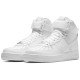 Кроссовки Nike Air Force 1 High Triple White белые
