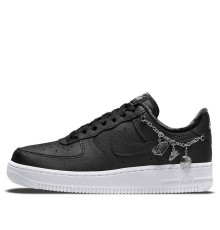 Кроссовки Nike Air Force 1 Low LX Lucky Charms черные низкие с цепочкой