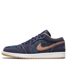 Nike Air Jordan 1 Low низкие джинсовые DH1259-400
