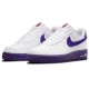 Кроссовки Nike Air Force 1 Low Sports Specialties бело-фиолетовые