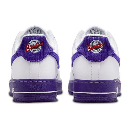 Кроссовки Nike Air Force 1 Low Sports Specialties бело-фиолетовые
